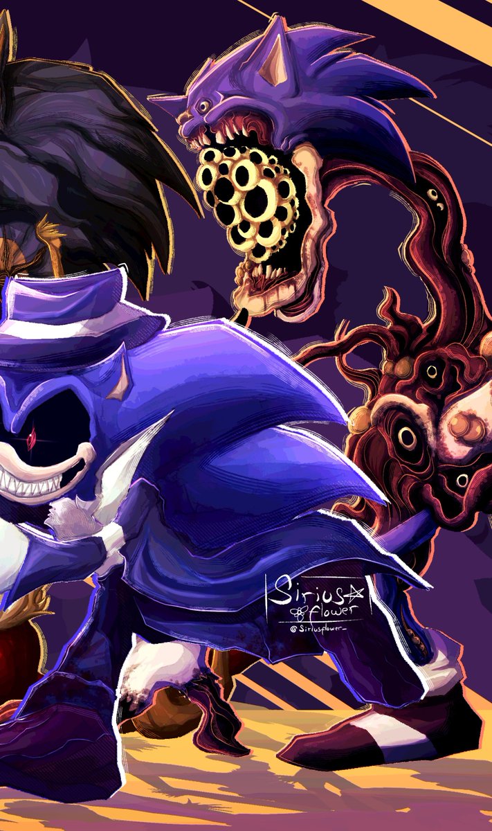 Siriusflower_'s tweet photo. “𝐄𝐱𝐩𝐞𝐜𝐭 𝐭𝐡𝐞 𝐮𝐧𝐞𝐱𝐩𝐞𝐜𝐭𝐞𝐝" 🦔

Commission work for an upcoming "Project Freak!!"

#execomunity #sonicexe #sonicexeoc #commission https://t.co/HijHTDqoLm