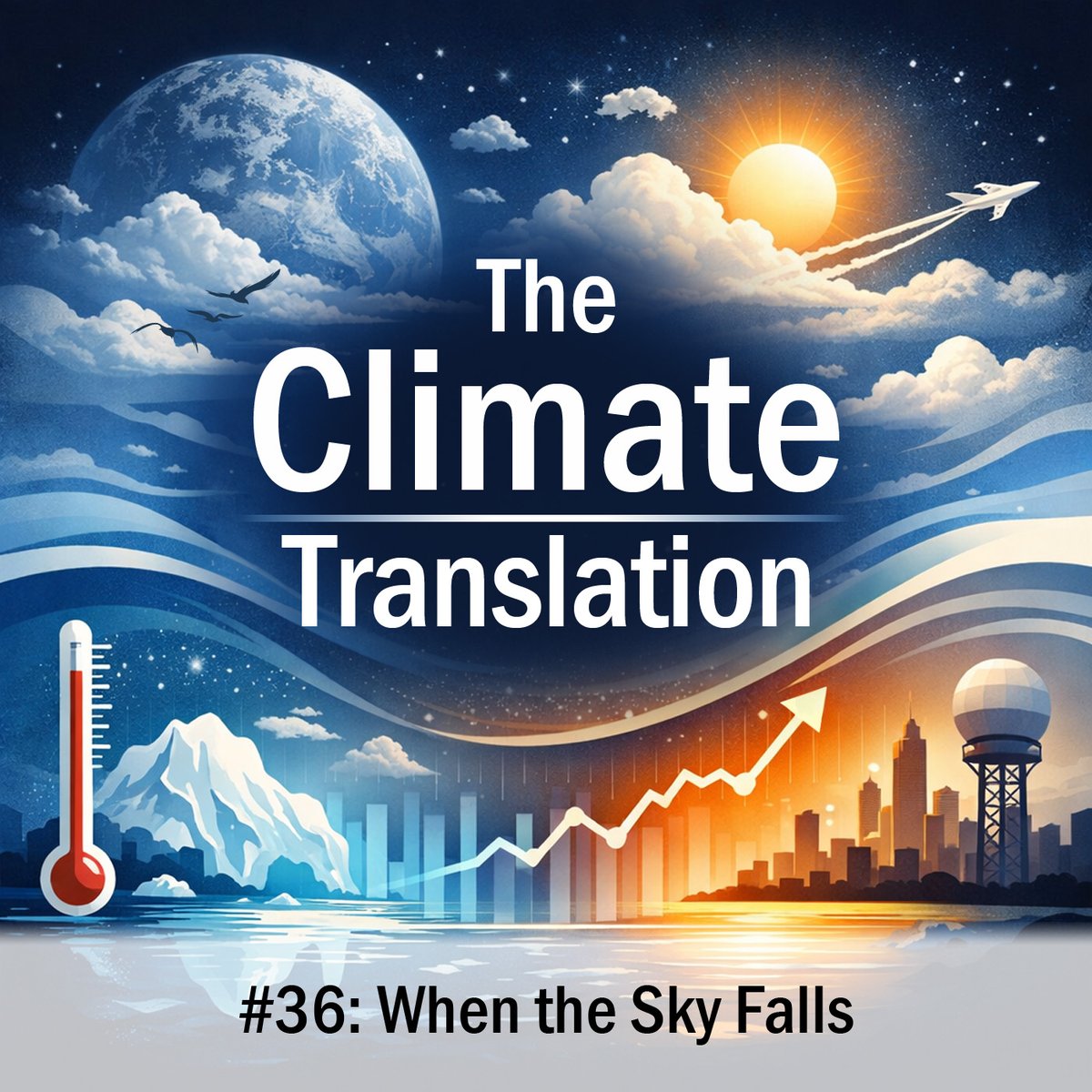 ClimateTrans's tweet photo. What happens when a thunderstorm’s air suddenly drops instead of rising?  In episode 36, Dr. Mac breaks down downbursts, microbursts, and derechos... like the recent August 2026 event. Learn the physics behind these hurricane-force winds.Listen now: https://t.co/o42syNEjJC https://t.co/F4sScYGIw0
