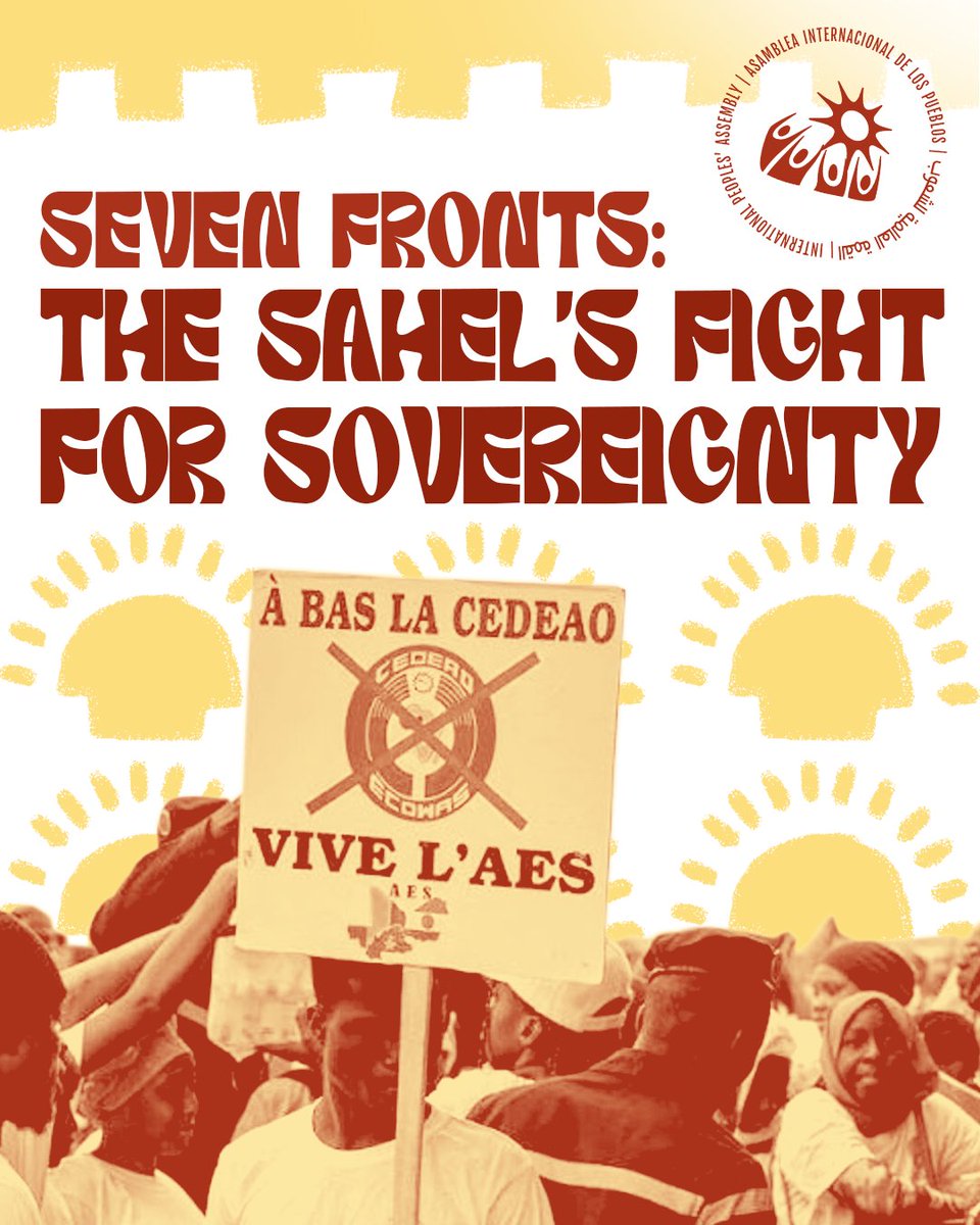 peoplesassembl_'s tweet photo. True independence requires more than just a flag. Today, AES is actively fighting to win seven critical fronts for true sovereignty.

Read the full article: https://t.co/fiw0a7lpYX 

Visit the campaign page: https://t.co/qv0CdHNlwM

#VoicesfromtheSahel #AES #HandsOffAES https://t.co/wSaN9Eyy7i