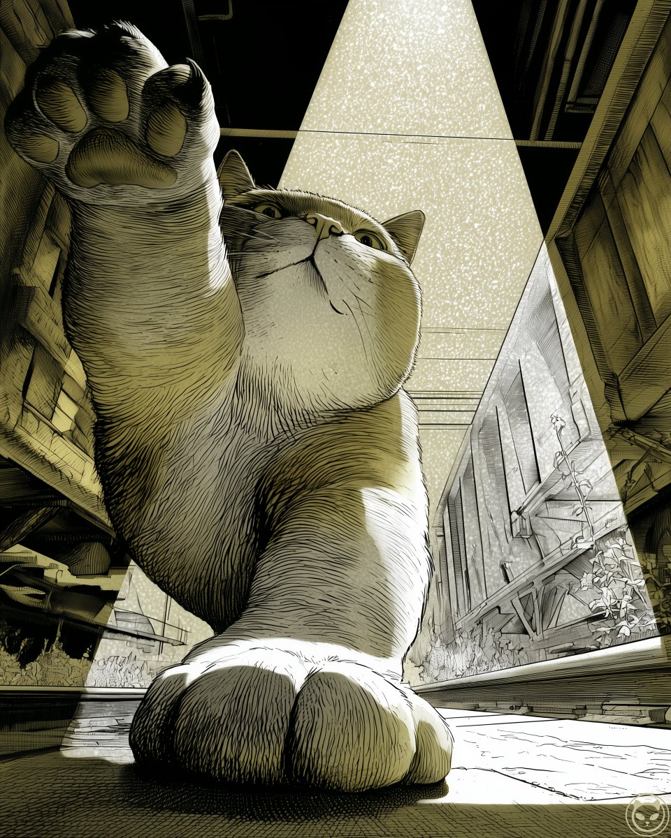 dicemanorama's tweet photo. A cat a day keeps bad vibes away
#ForcedPerspective #ACatADay https://t.co/YXCj0WIoKv