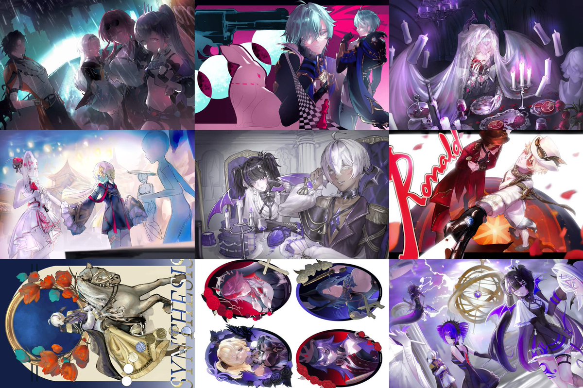 0000nier's tweet photo. #VgenComm #VGenOpen lf #artmoots 

some of my work this year ❤️ https://t.co/jBHkYgvNst
