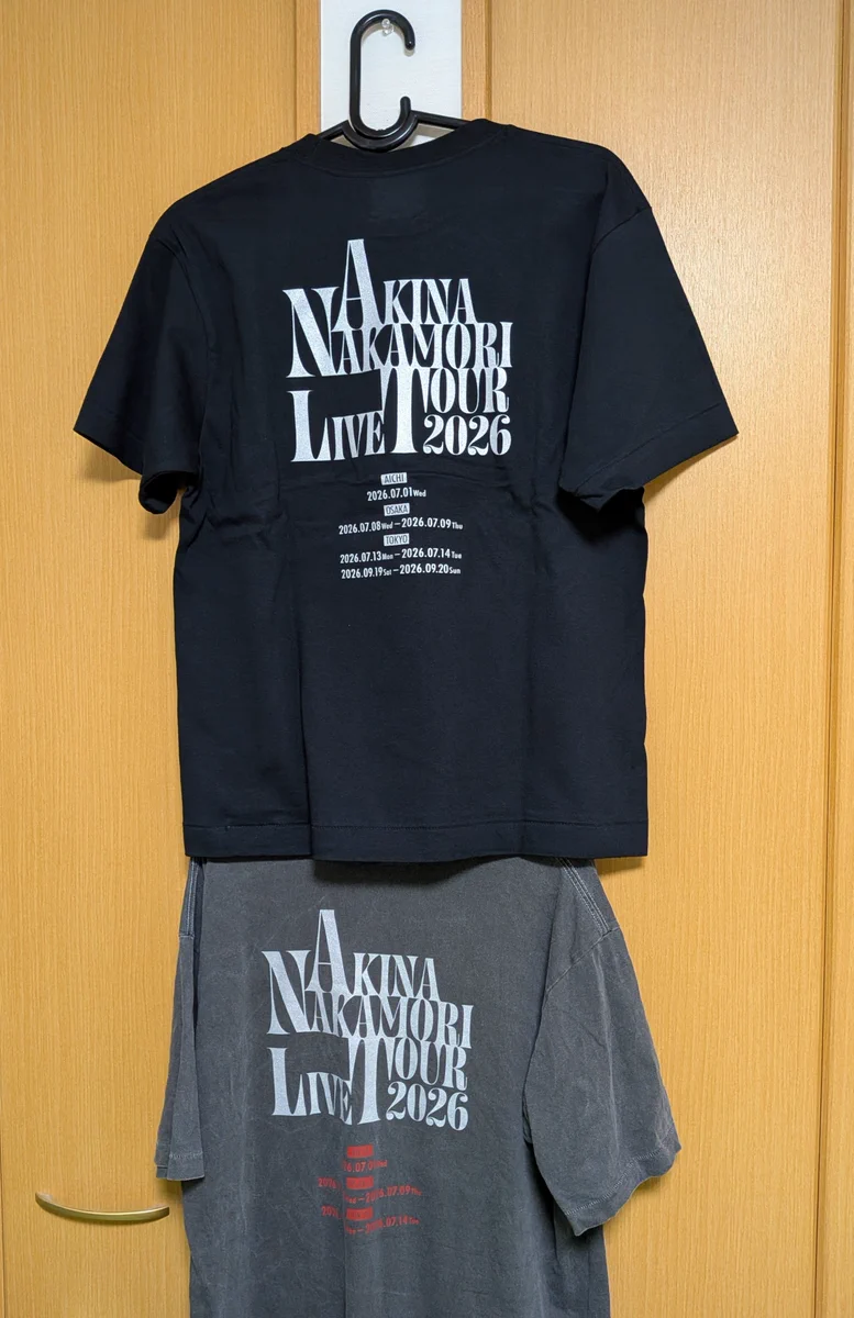 中森明菜さんの2016ツアーTシャツ オフェリ菜（明菜さん応援し隊） on X: 