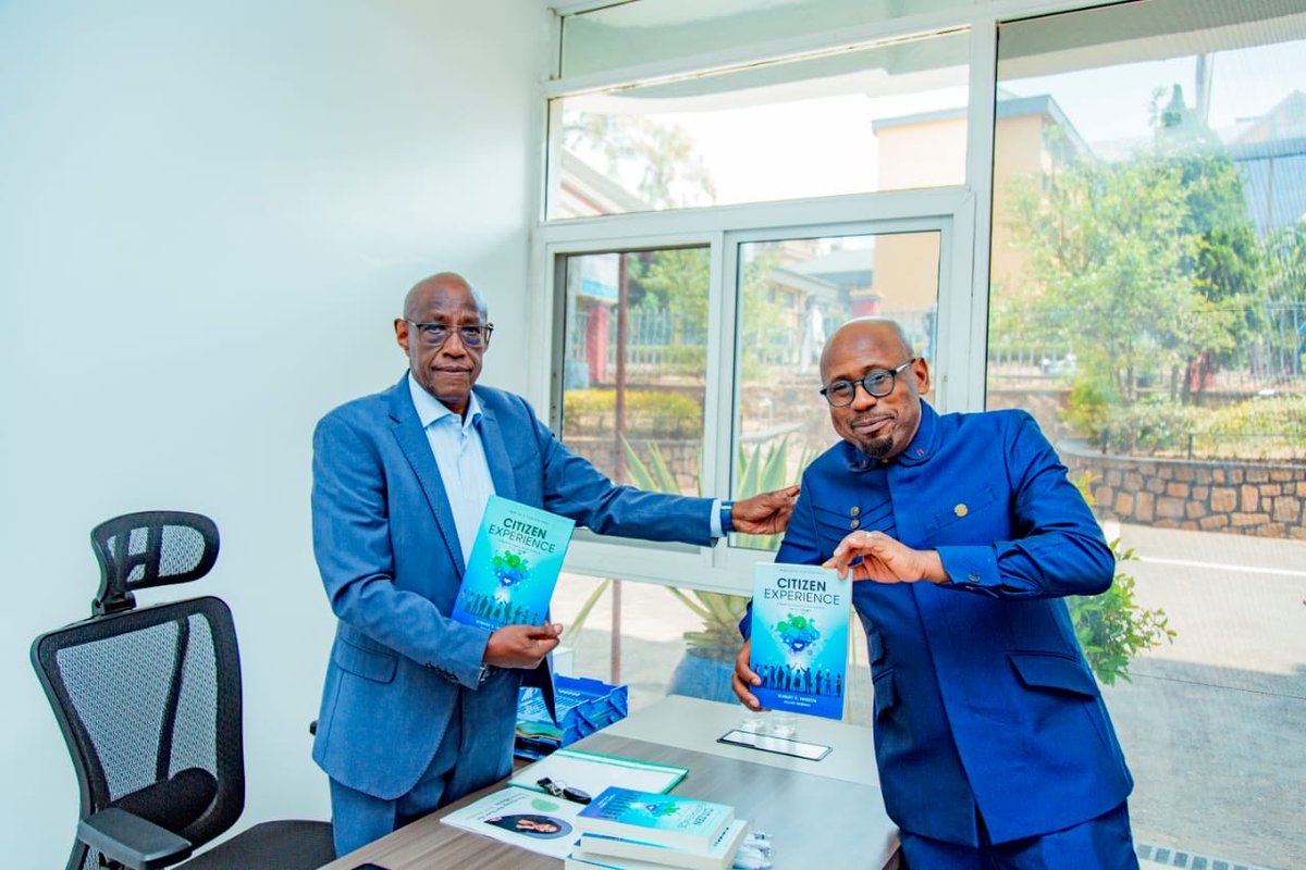 UnivOfKigali's tweet photo. Our Chairman, Mr. Philibert Afrika, welcomed Prof. Robert Ebo Hinson of the University of Ghana for an exchange on practical, industry-relevant education.
Prof. Hinson also donated books to the UoK Library and engaged students on Personal Mastery and Career Development.

#uok https://t.co/u8XepyW0Kg