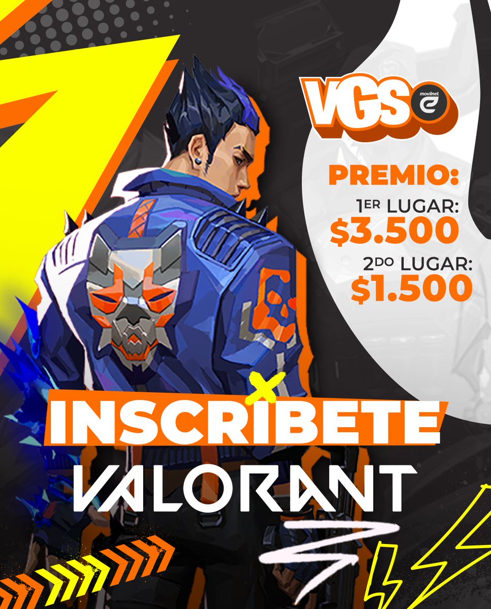 VeGameShow's tweet photo. ¡YA ESTÁN ABIERTAS LAS INSCRIPCIONES para la SEXTA EDICIÓN del VGS!
Arrancamos con 5 torneos oficiales con eliminatorias ONLINE:
League of Legends
VALORANT
CS2
Teamfight Tactics
Fortnite
📅Clasificatorios online: del 28 de septiembre al 2 de octubre. https://t.co/gmln5gfpdb