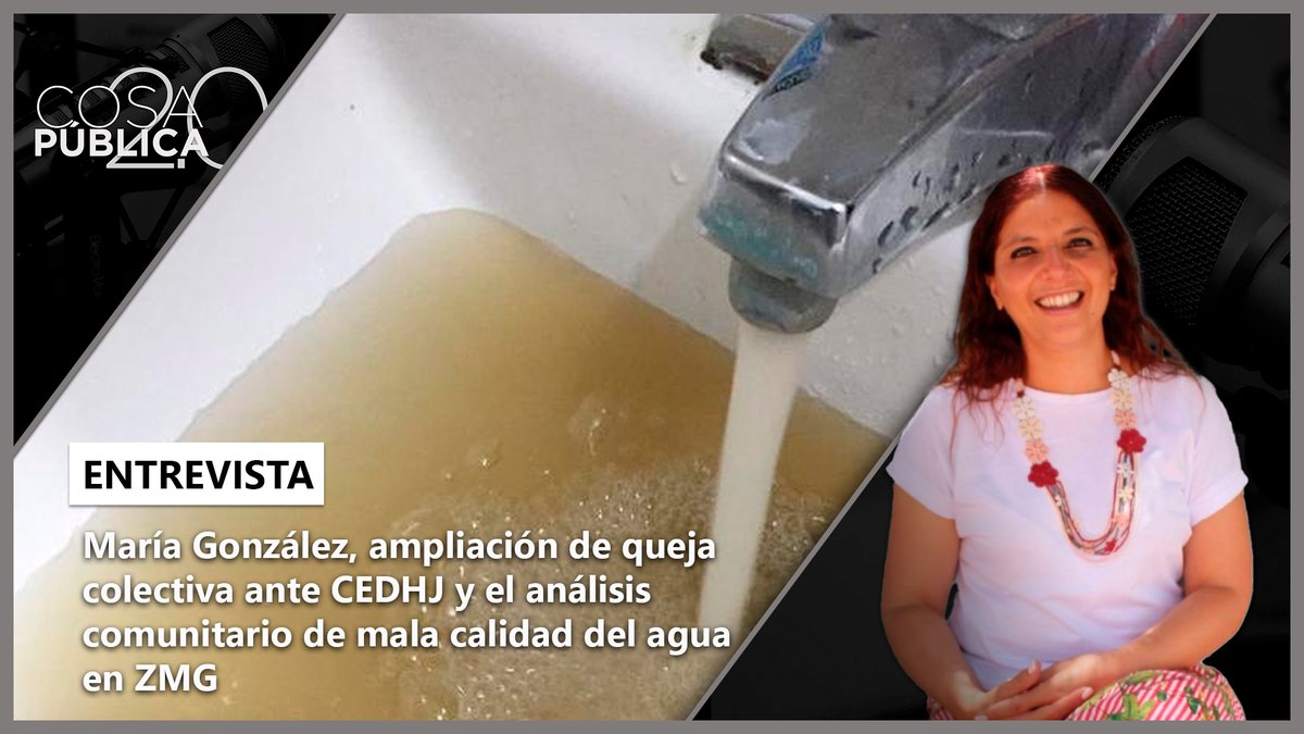 CosaPublica2's tweet photo. En #entrevista 📷 🎙para #CosaPública2.0 con @rmartinmar  y @jestradax ; @MarGzlezValen, directora del @imdecac. Sobre queja colectiva ante @CEDHJ y el análisis comunitario de mala calidad del agua que surte el @siapagdl  en cientos de colonias de la #ZMG
https://t.co/rXGz5U1ebk https://t.co/4OqGkKINkC