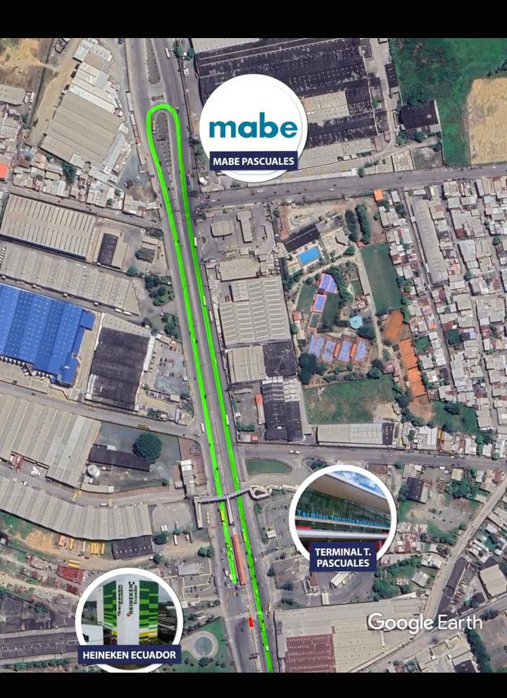 pogo5528's tweet photo. @ATMGuayaquil Pero si ahi en el giro de mas adelante es el trafico todos los dias. https://t.co/OwO2sTkgVM