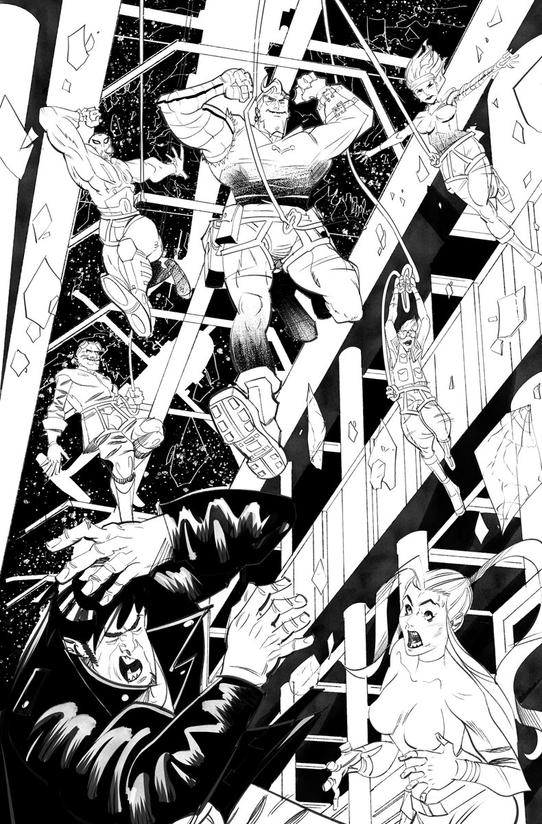 Pinelo_art's tweet photo. page for Silver Bullet #1 published by Catclysm Comics... created by William L. Glover and written by Steven St. Amand. Illustrated by yours truly! https://t.co/NUWNC2jJB0