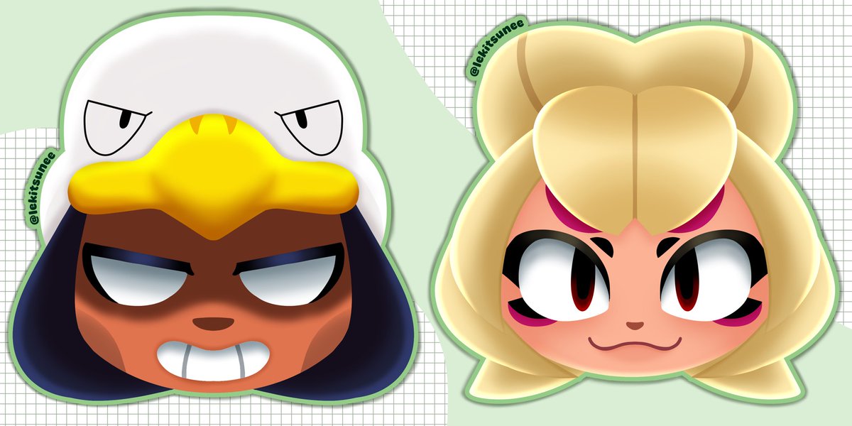 lekitsunee's tweet photo. Imagen de las dos bolitas juntas  
#charlie #bo #fanart #brawlstars #BrawlFanArt #charliexbo https://t.co/mOgd2LIEpd