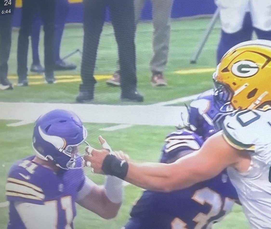 RichSalo2's tweet photo. @MDQue_33 Questionable at best 🤦‍♂️ as opposed to clear no doubt penalties not being called, so stop 🛑 crying &amp; take your L already. https://t.co/s1kVK7HYYT