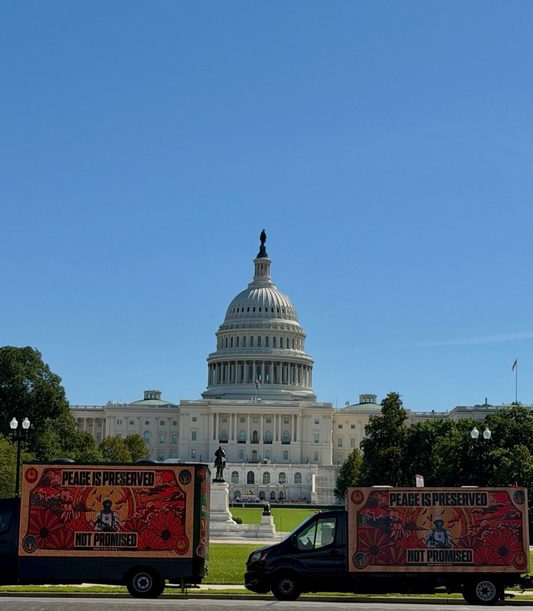 DiscussingFilm's tweet photo. Posters for The Capitol are now appearing at major public institutions worldwide for ‘THE HUNGER GAMES: SUNRISE ON THE REAPING’. 

• U.S. Capitol Building, Washington D.C.
• NATO Headquarters, Belgium
• Independence Hall, Philadelphia
• Democracy Monument, Thailand https://t.co/Sxs3ucxr5L