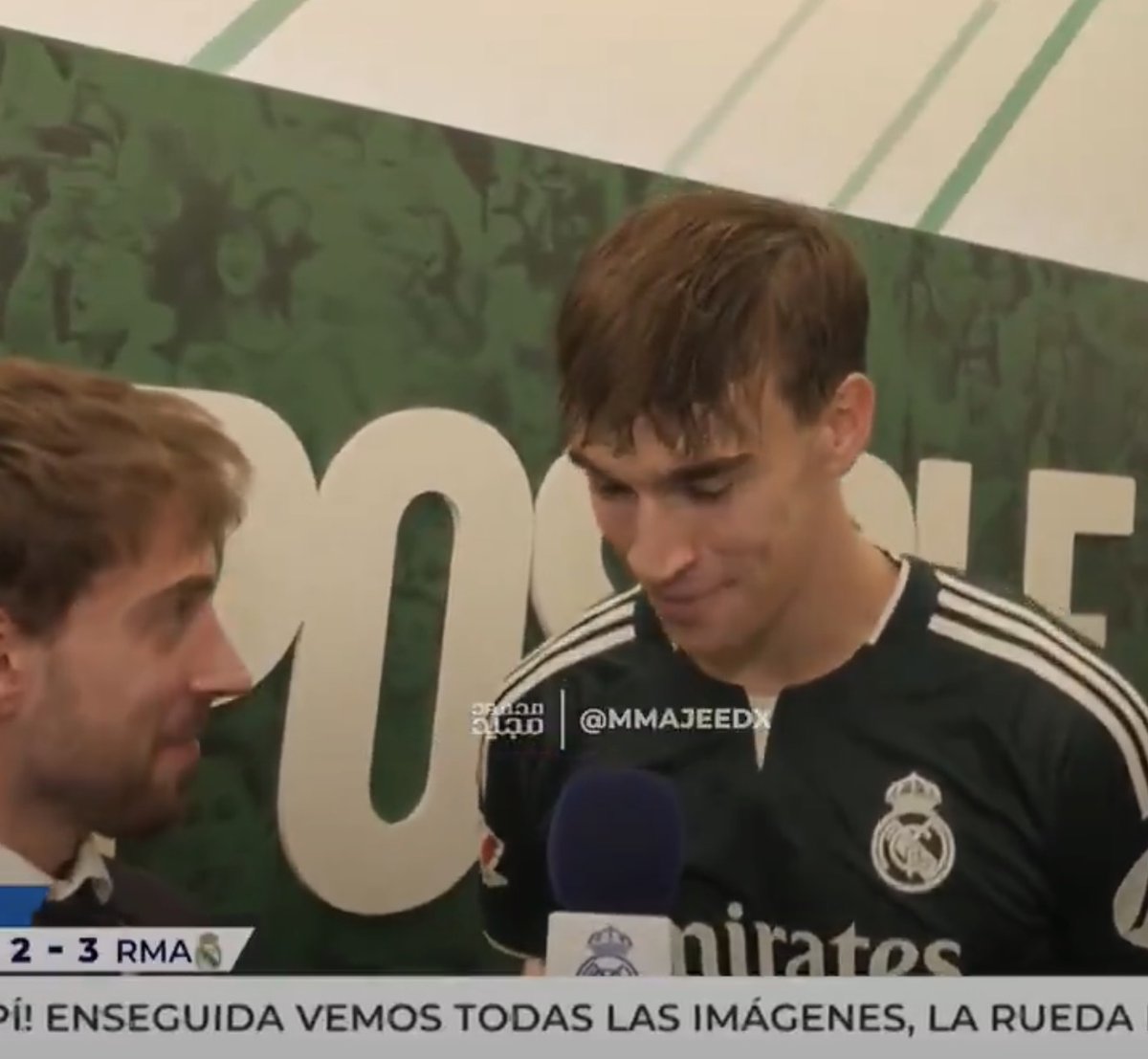 MadridUniversal's tweet photo. 🚨 Carlos Espi: "Kylian Mbappé? In truth, it's incredible, total madness to watch him train and play."

"In this case today, he laid on the decisive pass for my goal and I'm thrilled for him too. I am extremely happy." https://t.co/QFwb1KfBk0