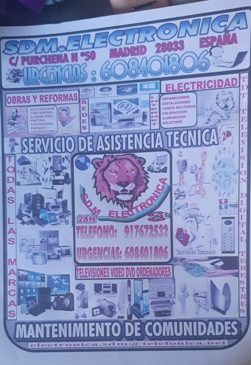 alcondorado1966's tweet photo. SDM.ELECTRONICA https://t.co/TIS7X09UxB