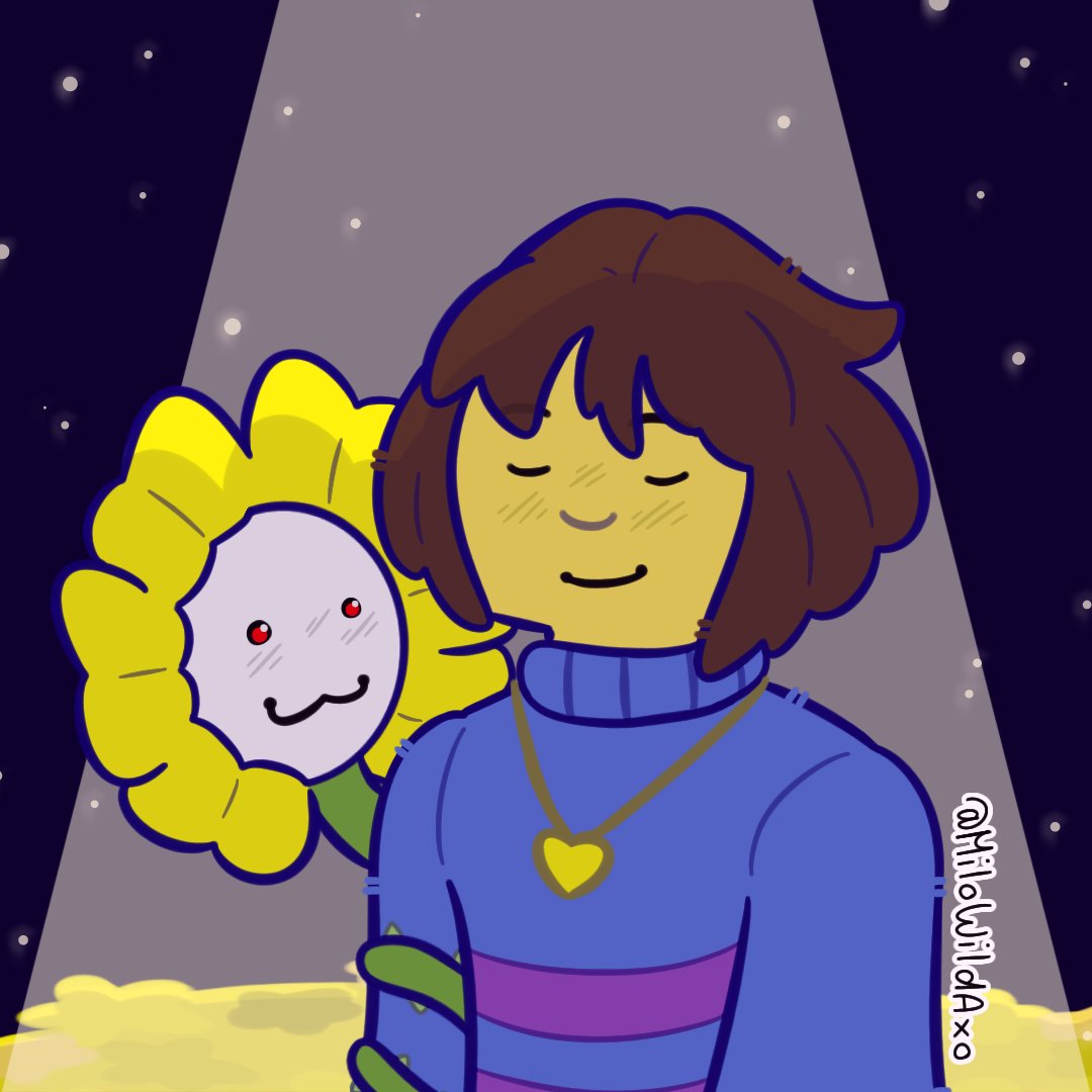 MiloWildAxo's tweet photo. ¡Undertale 11° aniversario! 
#undertale #undertale11anniversary #friskandflowey #fanart #digitalart https://t.co/sE1tqEgzAK