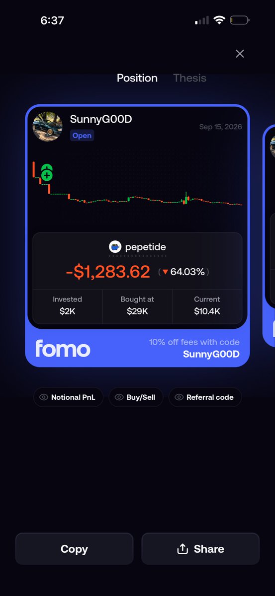 SunnyG00D's tweet photo. I think I fucked up but I hope I’m wrong. I thought I can gamble times 1000 but I’m down almost 70%. 

If you sign up on fomo, use my name, SunnyG00D

solana:BaUTGAuSGgSVzmtFuxD6nykedEazQEyk4Z9cTv33wVkZ 

BaUTGAuSGgSVzmtFuxD6nykedEazQEyk4Z9cTv33wVkZ

Let’s shoot it up https://t.co/qaz31tLvh6