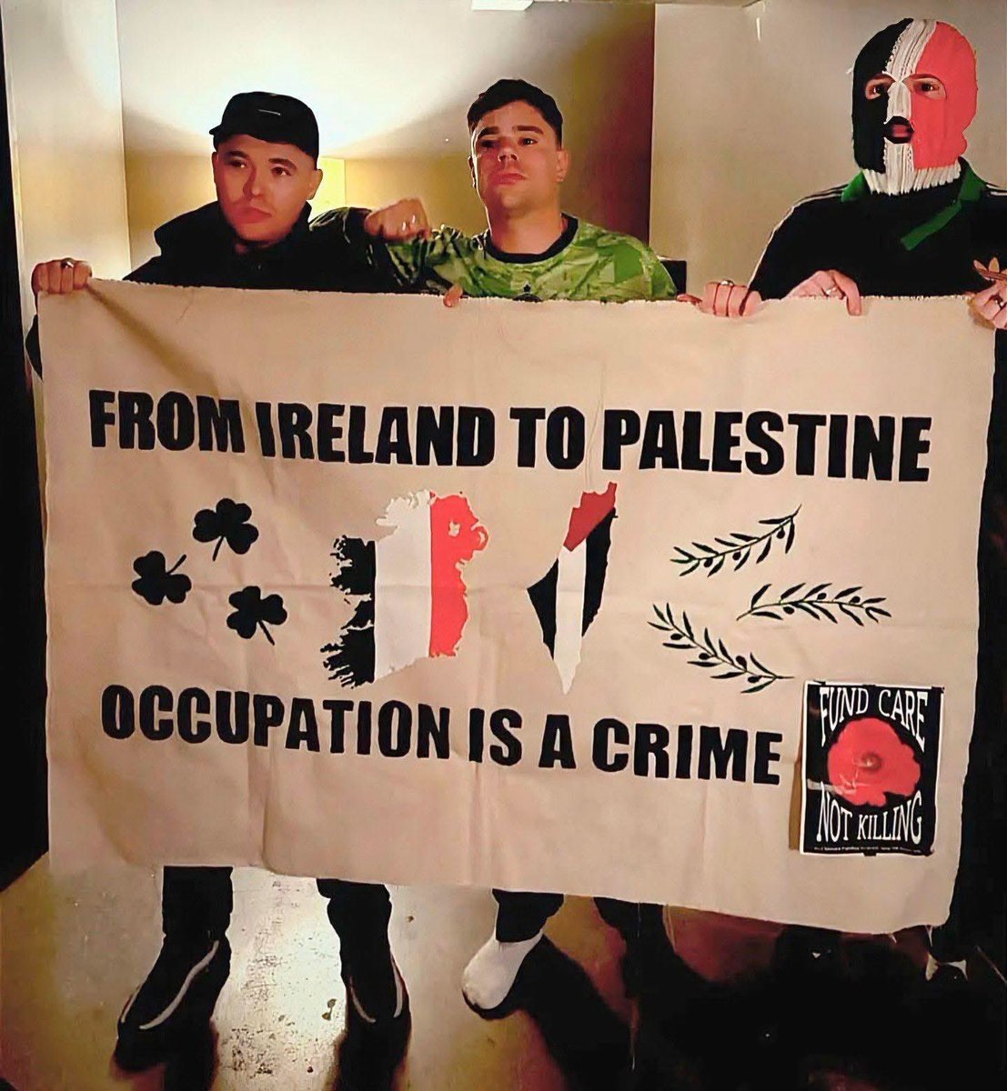 IrishUnity's tweet photo. “It's no coincidence that a lot of Irish bands are conscious of international solidarity because of the history of Ireland, the history of colonisation.”

- Kneecap https://t.co/t5e07o3DOb