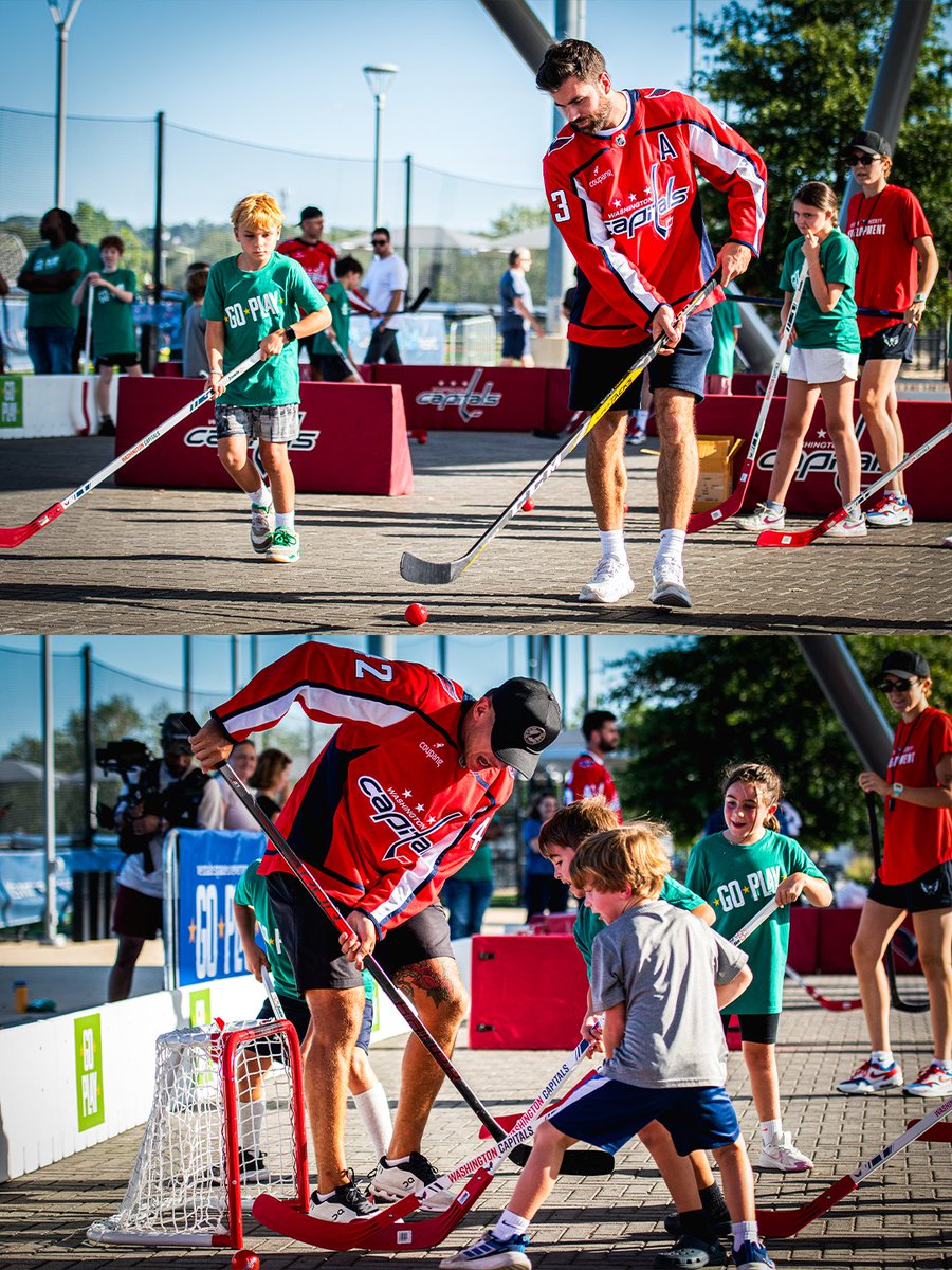 Photo collage of Tom Wilson and Martin Fehervary in the action at the Fields at RFK.
