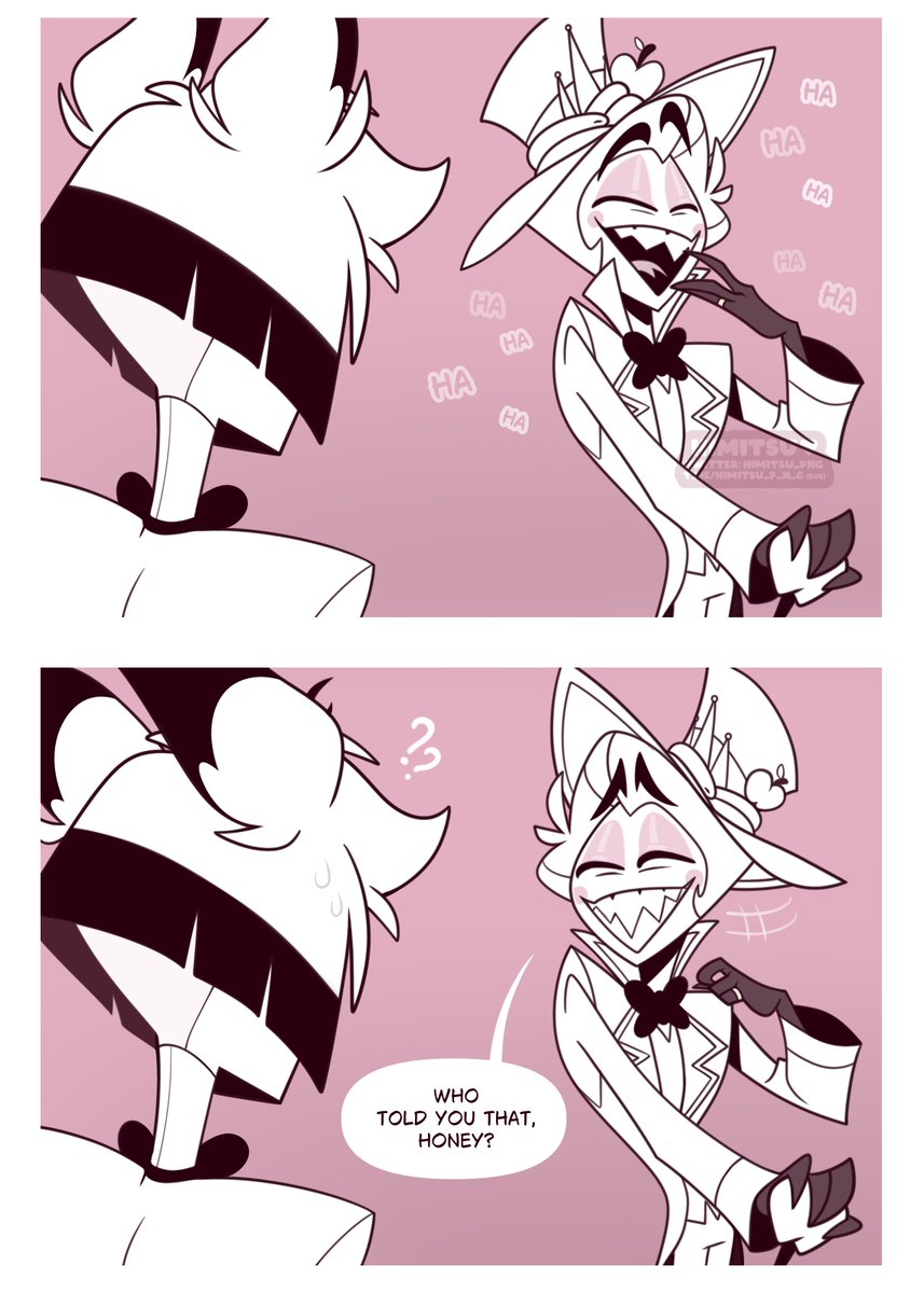 himitsu_png's tweet photo. Do NOT say such things to married deers🦌
   
#radioapple #appleradio #alastor #lucifer #HazbinHotel https://t.co/hxgGiyccRS