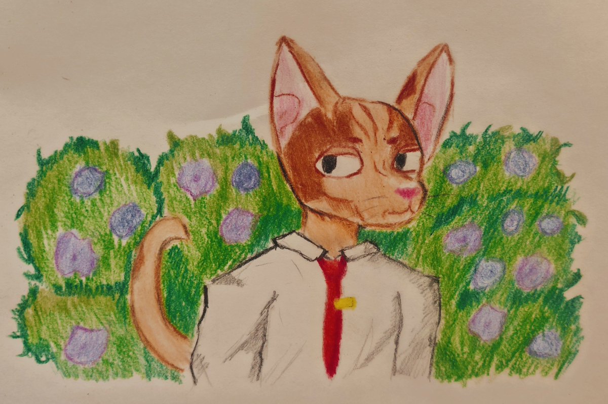 Kaimanki's tweet photo. Dramilos, porém furry

[#tradicionalart #furryart #catfursona] https://t.co/mfQUMMkJbf