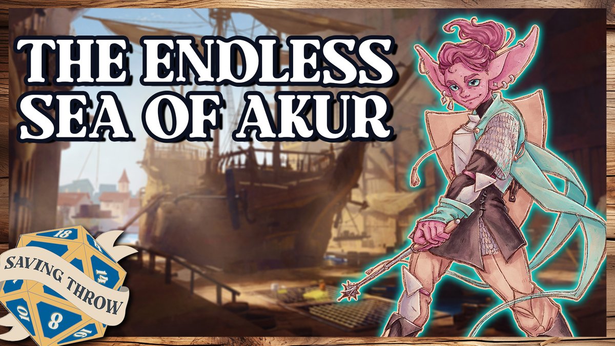 SaveDataTeam's tweet photo. In case you missed it, we started a brand new TTRPG show, The Endless Sea of Akur, and ahead of us starting session two this week, it's the perfect time to catch up on the story so far:
https://t.co/JnNtBuISSM https://t.co/N0p2aYduBr