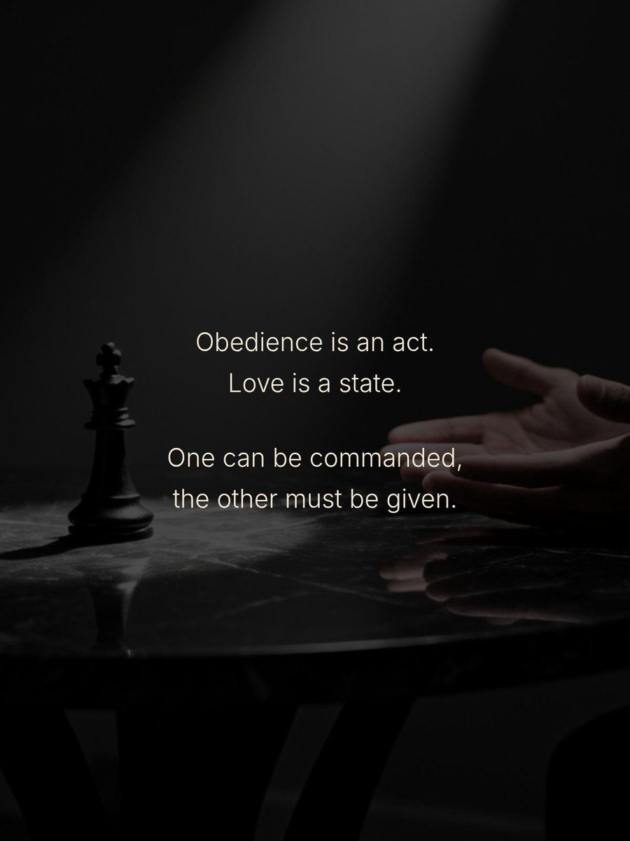 HouseSurrender's tweet photo. Obedience is an act. Love is a choice. Consent is the line. https://t.co/px6PUgPYNr