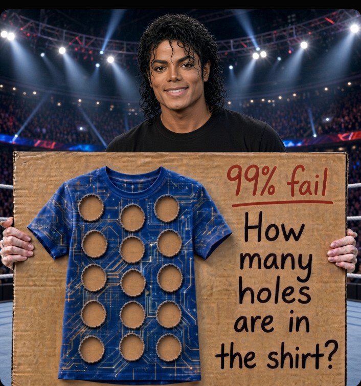 EmilySmithy3xa's tweet photo. How many holes are in shirt? 

No one has been able to get correctly 

Winner gets 
$1000 (lucky draw)

Ends in 24 hours.. https://t.co/RpNlGfoXid