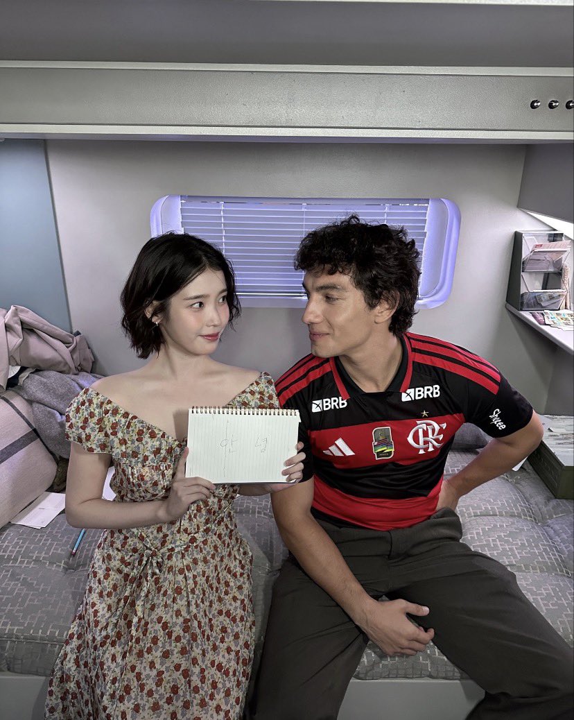DessmondDjiwa's tweet photo. IU finally giving us a non-Korean male lead and the whole TL is acting like we just unlocked a new romance route 😭 the potential is actually diabolical fr.. they look so good.. 🥹🤞🏼✨🥴💜 https://t.co/ZbyTml7N5F