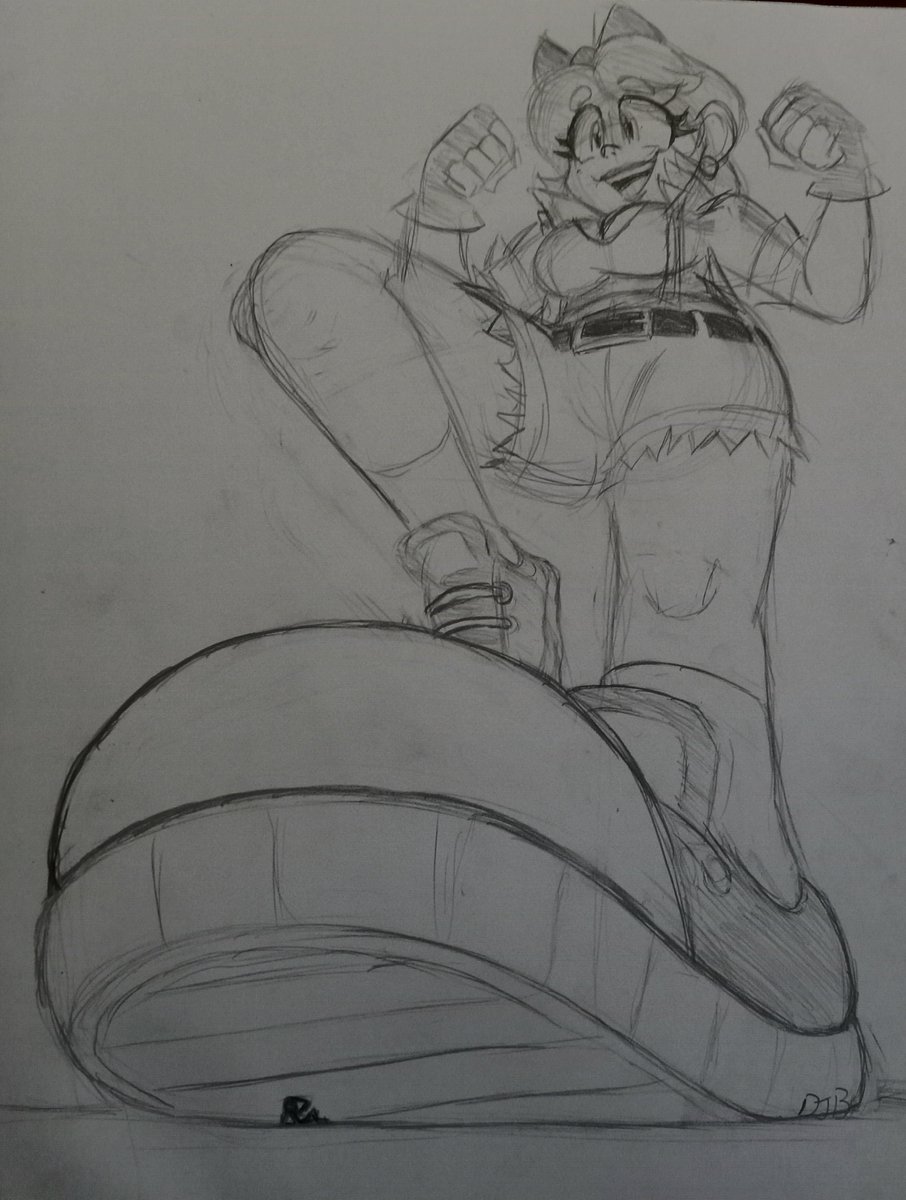 Arigat0Land52s's tweet photo. (GTS CONTENT) 👟
Scarlet Skips? 

Nah. 

Scarlet Stomps!

Quick fanart sketch for @YerkDiff 
Also happy birthday! https://t.co/mAVoeQcos3
