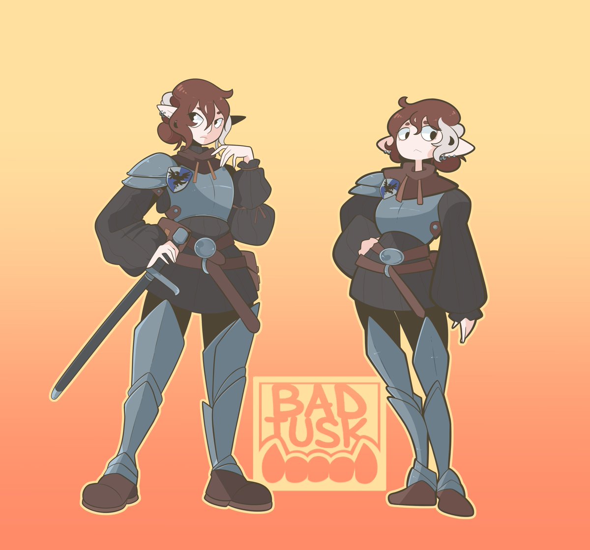 Badtusk's tweet photo. Some more character doodles https://t.co/5tVOf7UE64