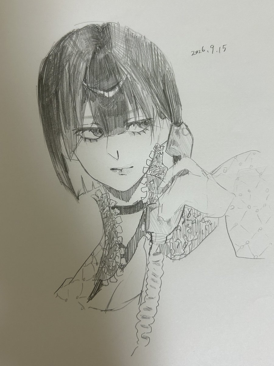 000krm's tweet photo. 久しぶりに絵描い��� https://t.co/U67Wm9Jy2U