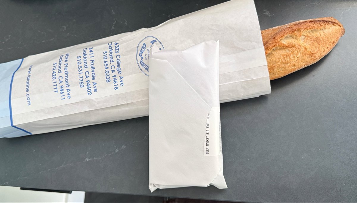 MikeIsaac's tweet photo. just went to the post office to drop off a letter and came back with a loaf of bread from the baker and a ribeye from the butcher

richard scarry ass day https://t.co/QwwHRs3W5V