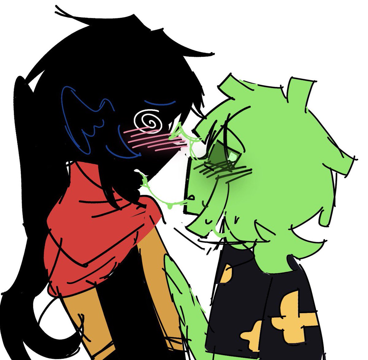 bigfanofpurple's tweet photo. slimeknight doodles yay🥺  #slimeknight #dawtde #sfawtde #minecraft https://t.co/JaxAfmj13N