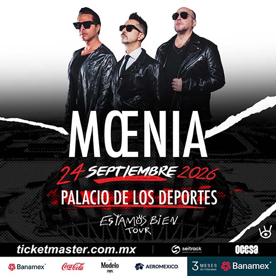 mehaceruido's tweet photo. #PromoMHR
Tenemos pases para que vayan este próximo 24 de septiembre al Palacio de los Deportes para que vean a @MoeniaMx  como parte de su Estamos Bien Tour https://t.co/8Dy0majMHq https://t.co/Z596lTmdhY