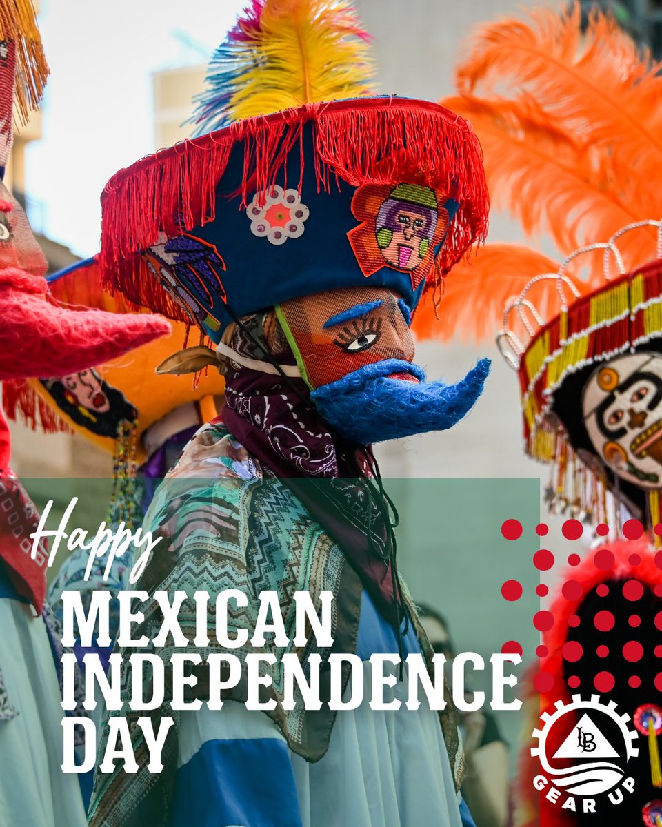 gearuplb's tweet photo. Happy Mexican Independence Day from the Long Beach GEAR UP Team!

#MexicanIndependenceDay #LongBeachGEARUP https://t.co/R9Clv1LN1U