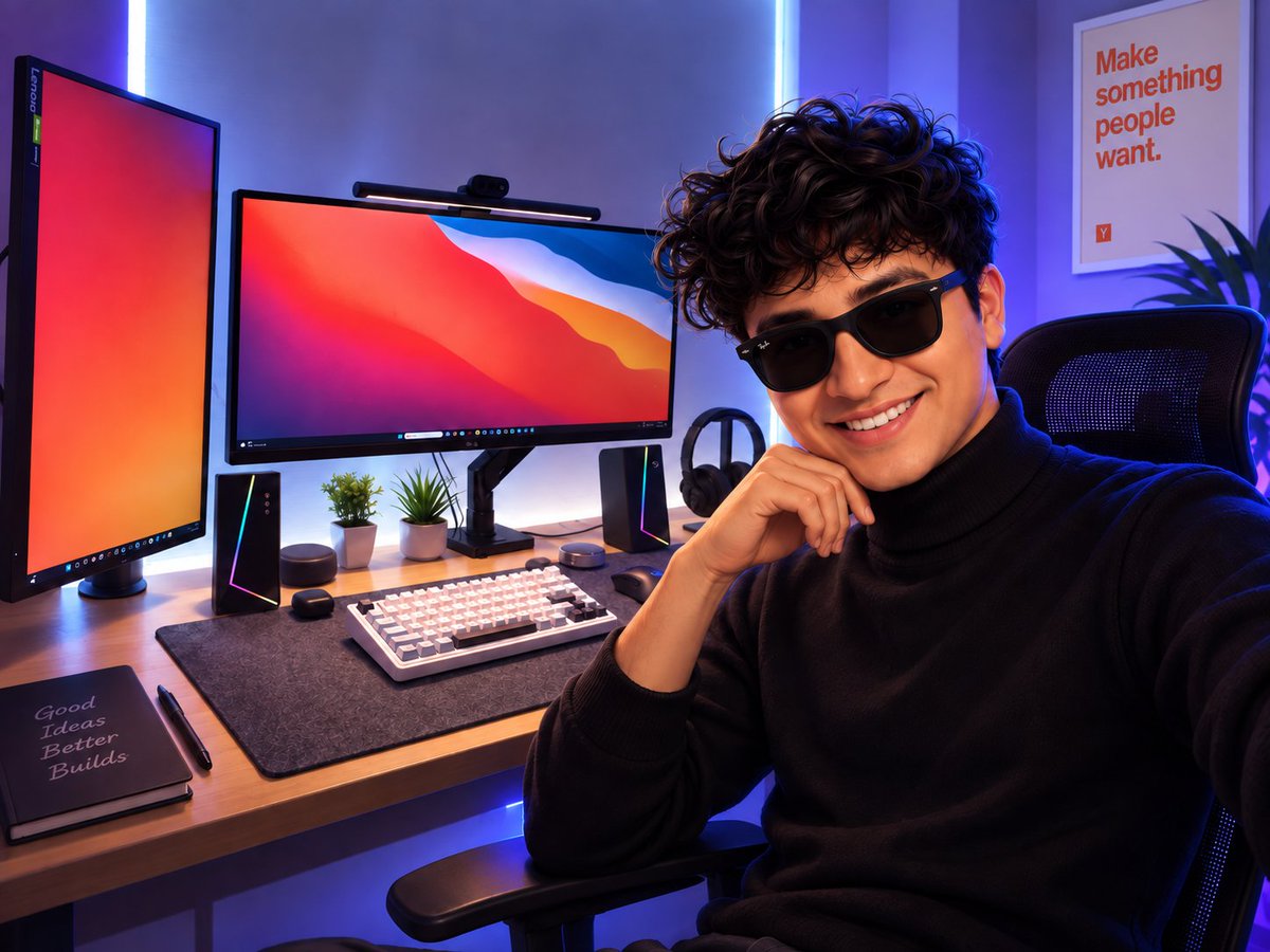 sebasexe_'s tweet photo. Hey, I'm 23, a founder from Peru. 😼

I'd love to connect with other founders and people who are into AI. I know you've probably scrolled past 3,500 posts exactly like this one, but what if we started a group with everyone who's into this? A community of people who share the same passion.

Would you join?