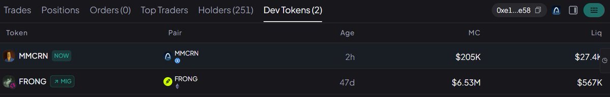 trenchdiver's tweet photo. This token was deployed by the Frong deployer on Arc. Currently 200k

0x2e1a5c79f3532b7640106c50940fa4811713c7b6

Shows up on BasedBot. Haven't verified yet onchain because I'm looking for a working explorer. https://t.co/ZKNoBR93OD