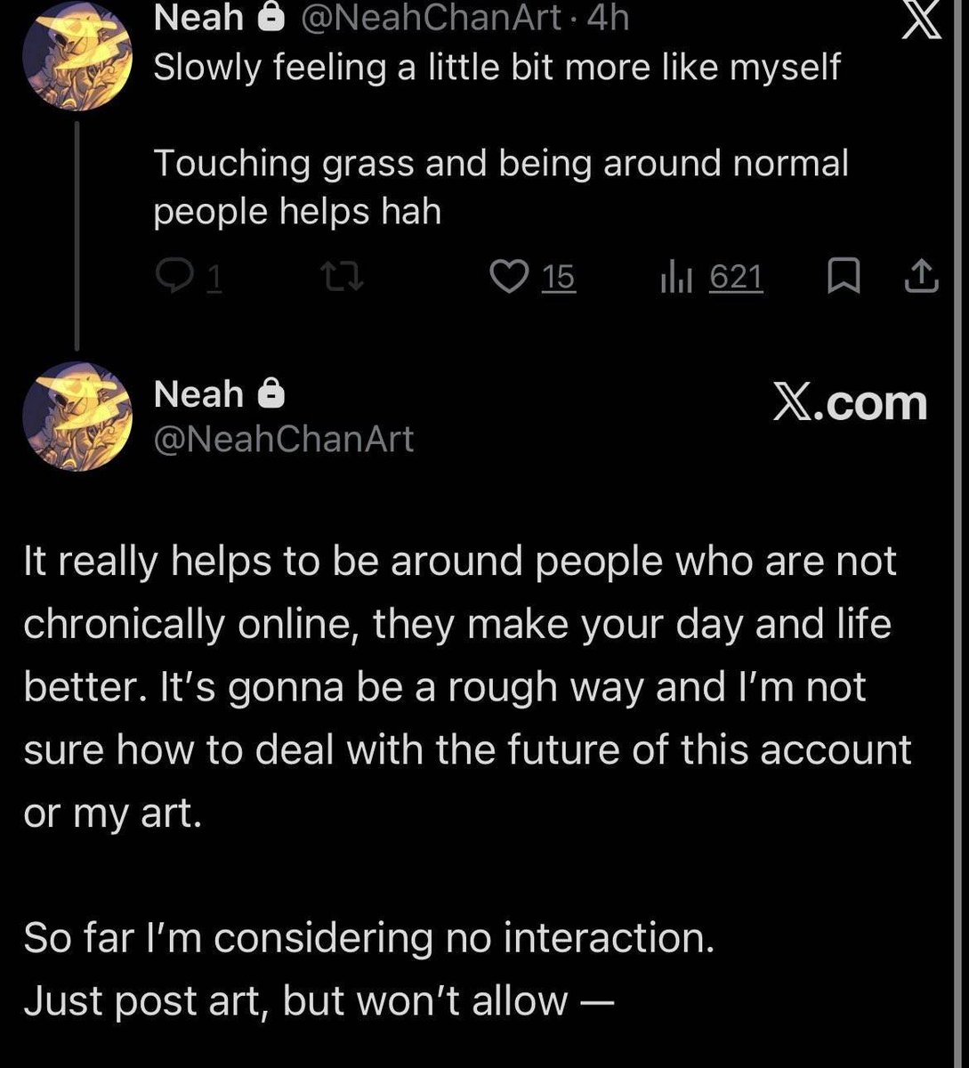 Tailspin_Rodent's tweet photo. Saving these on this account as well, thank you.

We won't let you forget, Neah. You can't run away from this. https://t.co/gclFykuVQw