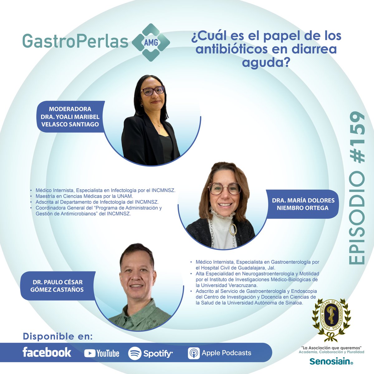 gastromx's tweet photo. ➡ ¿Cuál es el papel de los antibióticos en diarrea aguda?

🎙️ GastroPerlas AMG - Ep. 159

👩‍⚕ Modera: Dra. Yoali Maribel Velasco Santiago; invitados: Dra. María Dolores Niembro Ortega y Dr. Paulo César Gómez Castaños.

Revísalo también en: 

🔴 YouTube: https://t.co/7GPm4e35GY
🟢 Spotify: https://t.co/q5siAY5LRK
🟣 ApplePodcast: https://t.co/g0qrQJOrVG