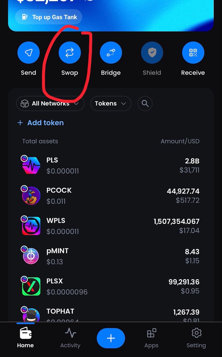 zkxwallet's tweet photo. @biscuits056 @LibertySwapFi @piteasio Here we go! 🚀 Our team just finished deploying in-wallet swaps.

Swap your PulseChain assets directly to USDC or ETH, then bridge out - no dApps required. https://t.co/YHM5HiMy8h