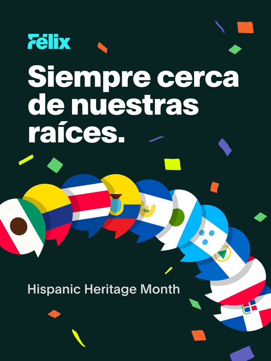 Felixpago's tweet photo. Vivir entre dos países es tener el corazón dividido en dos: uno aquí, que construye el futuro; otro allá, que guarda las raíces. 🩵

Este mes celebramos eso y con Félix, la manera de hacerte presente en ambos. 

Empieza el Hispanic Heritage Month con nosotros. 🌎✨ https://t.co/P0drQ6VxH1