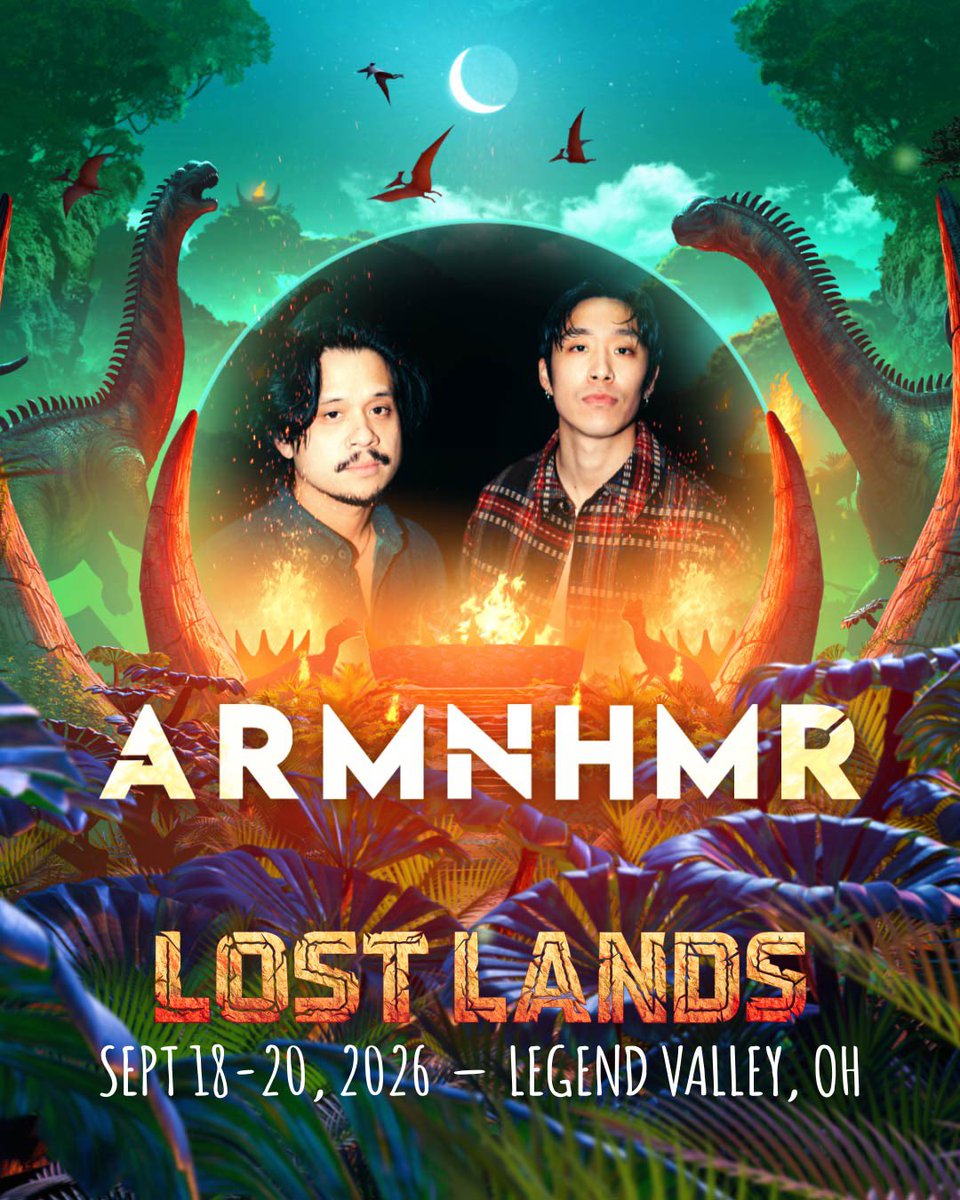 ARMNHMR's tweet photo. LOST LANDS THIS WEEK
TWO SETS ON SUNDAY 
WOMPY WOODS 11:15 PM (ARMNHMR)
FOREST STAGE 10:00 PM (PASSPORT) https://t.co/ew5uOkHFp1