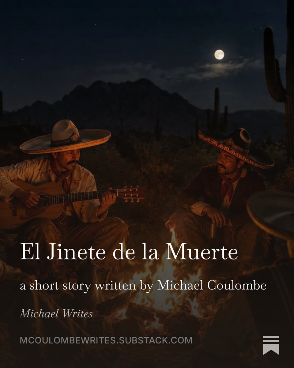 MCoulombeWrites's tweet photo. I just posted a first draft of a new horror story inspired by Southwest lore. Set in the late 1800s, it takes place in the desert at the base of the White Mountains.

It's called El Jinete de la Muerte 

https://t.co/ZVkwXW2prm

#Horror #ShortStory https://t.co/ADWdS0I60t