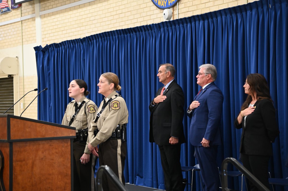 GovMikeKehoe's tweet photo. Every day across Missouri, men and women step forward in moments of crisis—some because they have answered the call to serve, and others simply because someone needed help.

I was proud to join Director Mark James and @mopublicsafety in recognizing Missourians whose extraordinary acts of courage and selflessness may otherwise have gone unnoticed.

Congratulations to all of today’s honorees. Missouri is grateful for your courage and your willingness to act when it mattered most.
