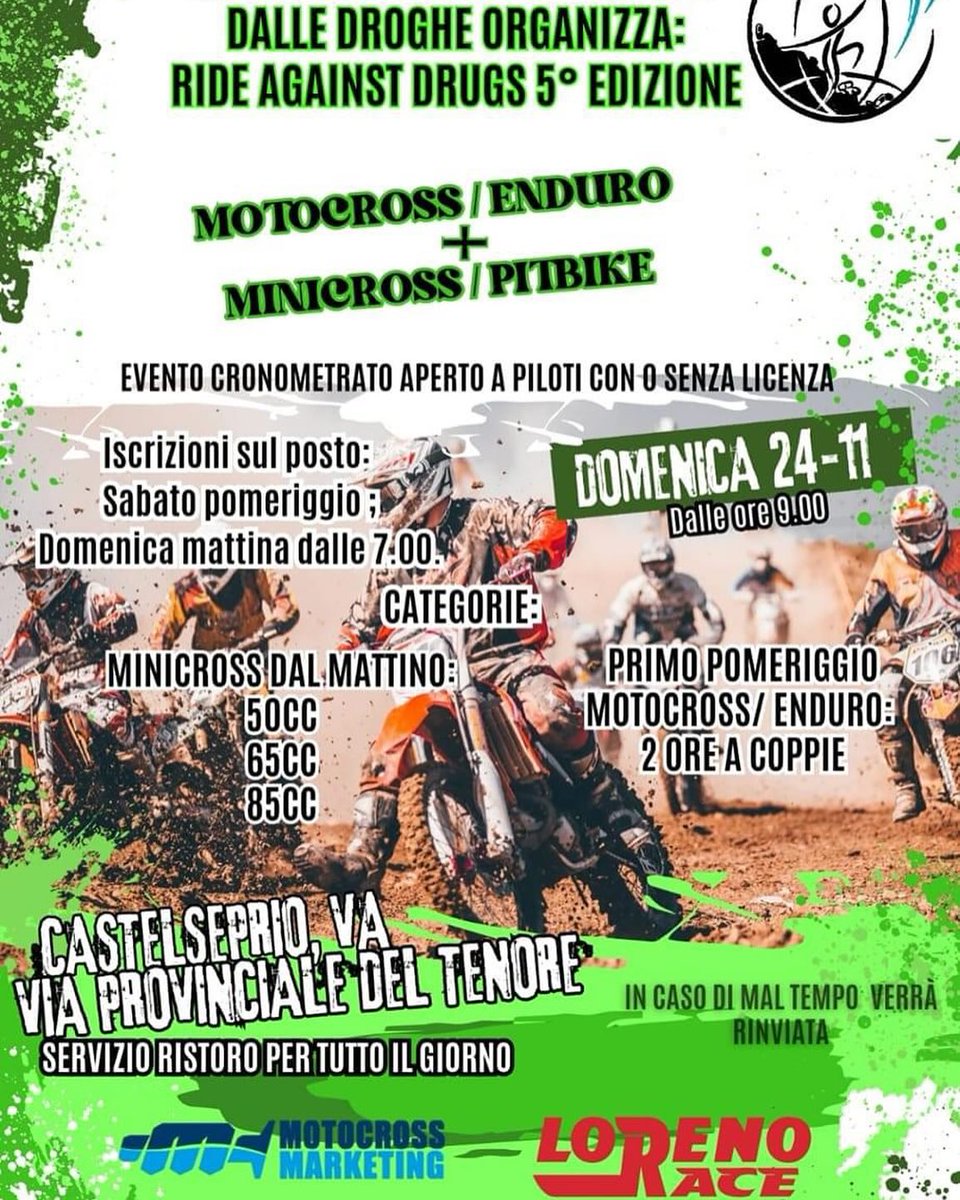 SantoNothstein's tweet photo. Event confirmed for tomorrow: minicross 50/65/85 from 9 AM, registration from 7:30 to 8:30. At 1:30 PM, the 2-hour pairs/marathon race starts, with registration open until 11 AM. Today from 1 PM, registration is also available at the track. https://t.co/wbh0OYknVV