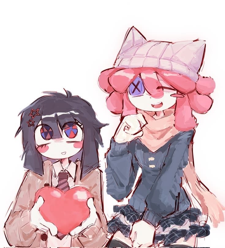 Aennaarts's tweet photo. Two besties one heart endless chaos 💗✨

#AnimeArt #DigitalIllustration #CuteArt #Besties #ChibiArt #CharacterDesign #FanArt #ArtistOnInstagram #Drawing #ArtCommunity https://t.co/i4nUXWTwim