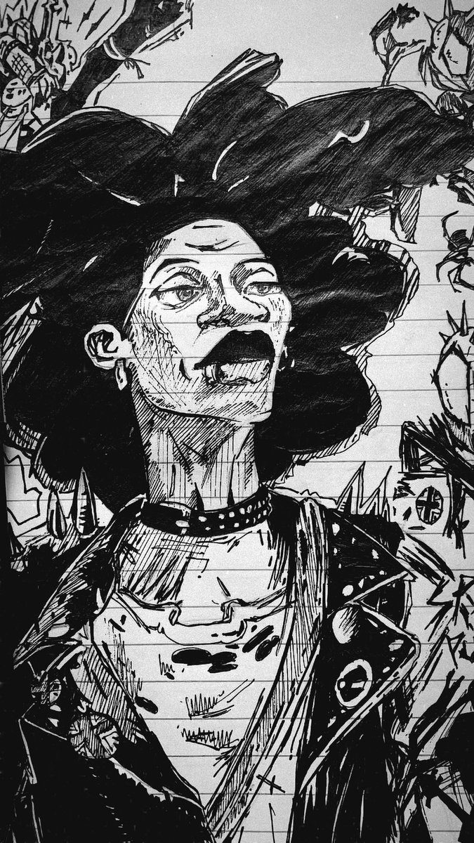 9intGabe's tweet photo. Not to brag I drew this with a black Pen and red marker https://t.co/dI988RFL5M