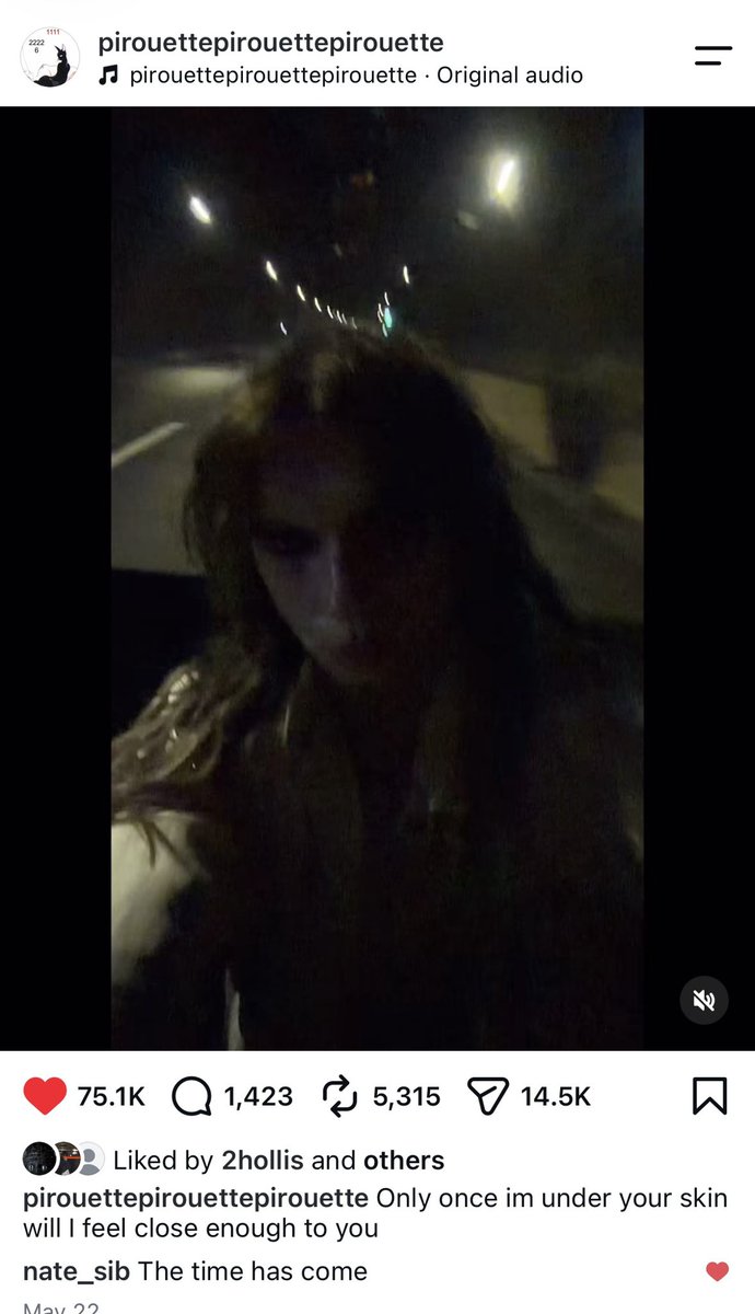 hollisarchive's tweet photo. also to add on it’s probably coming with a video as well: the photos hollis posted w sirena in the cat head were from his japan trip from may in that hotel

hollis posts from around that time for reference, he randomly had brown extensions and his makeup was done https://t.co/PUGKifw8oi
