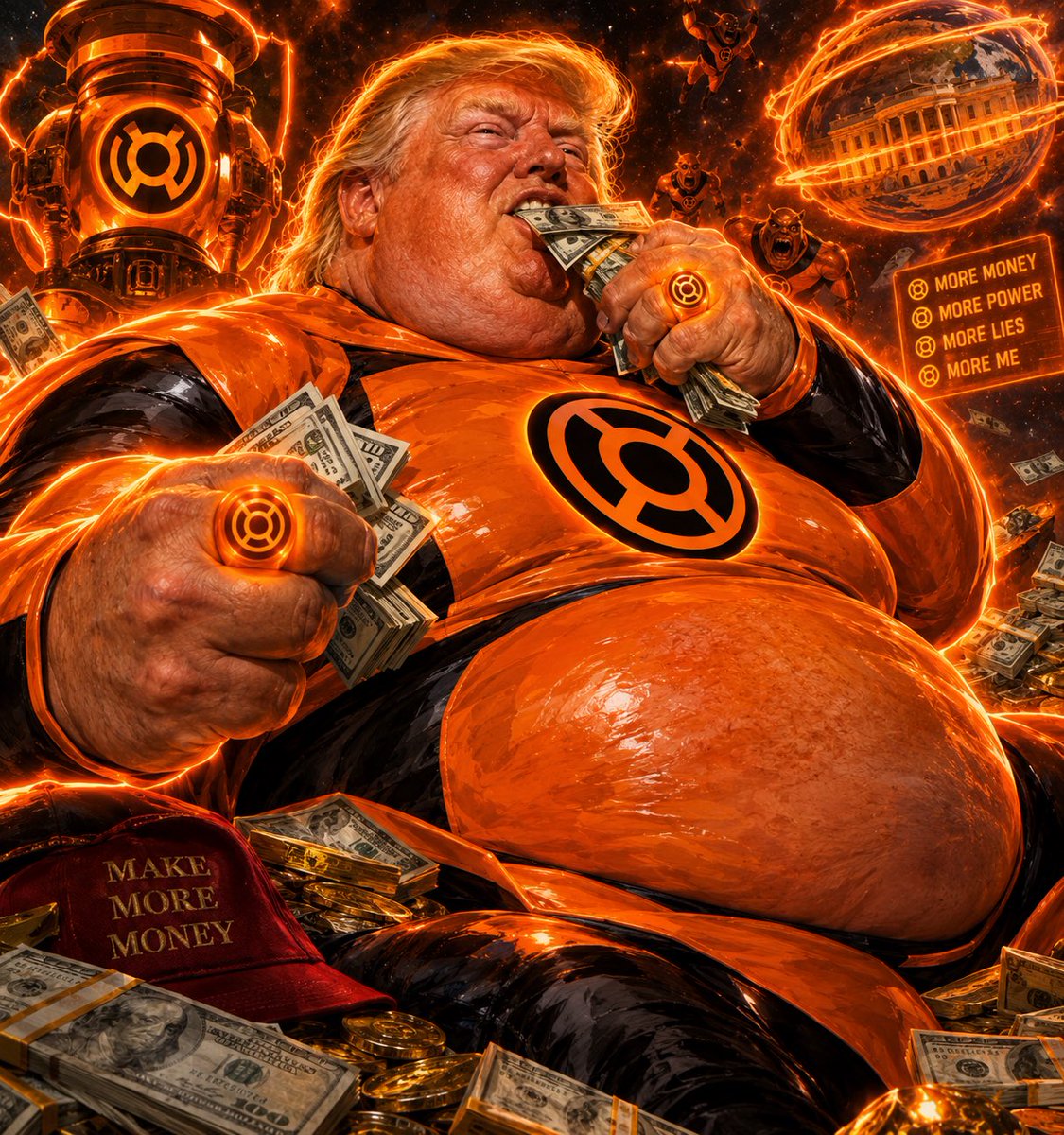 Adenislame's tweet photo. This guy the real orange lantern ￼￼🫡 https://t.co/pYQtCynqyQ