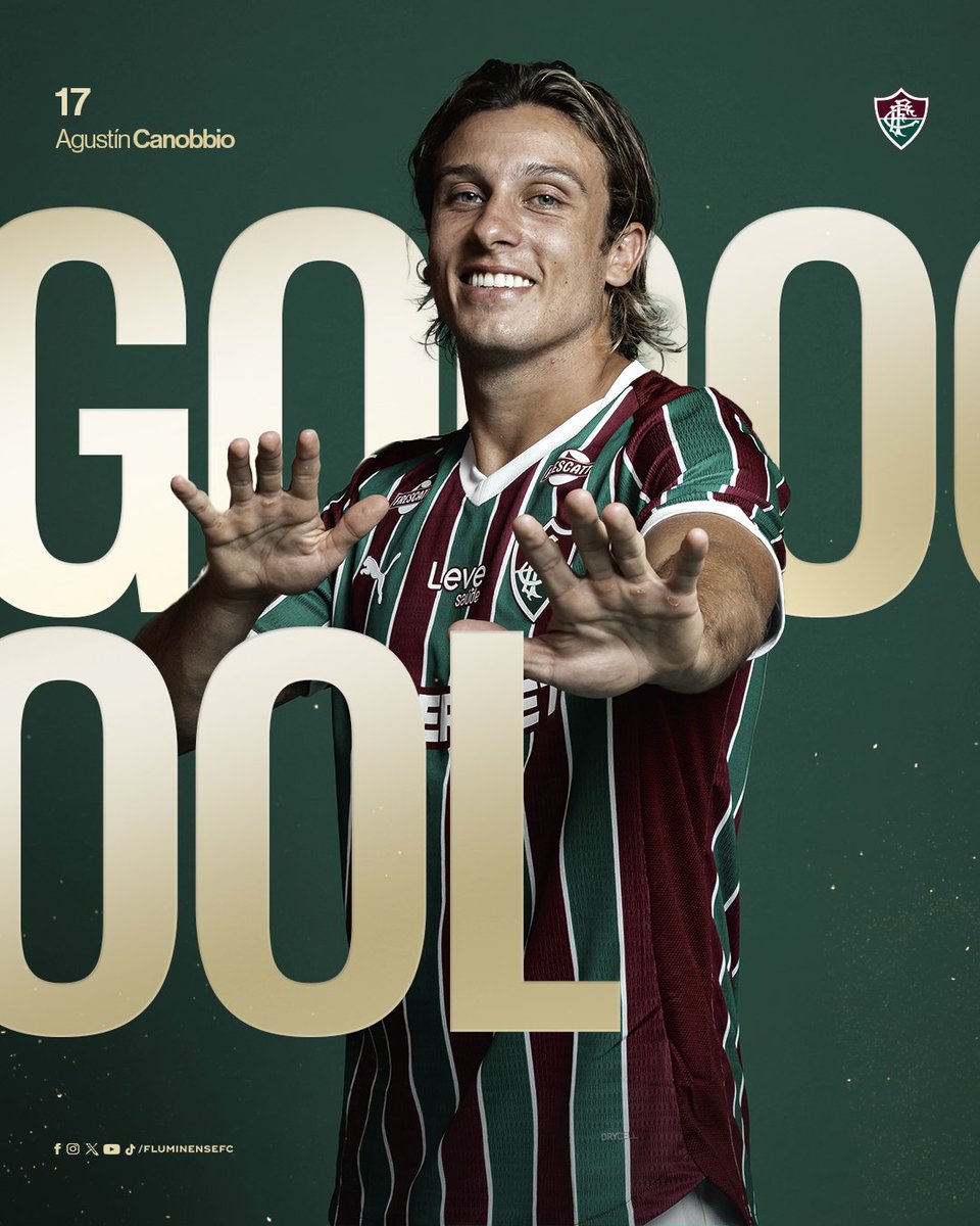 FluminenseFC's tweet photo. AGUSTÍN CANOBBIO FAZ O PRIMEIRO DO FLU NA ARGENTINA! VAAAAAAAMOOOOOS, TRICOLORES! 🤟🤟🤟🤟🤟🤟 https://t.co/xk5oMzcYLR