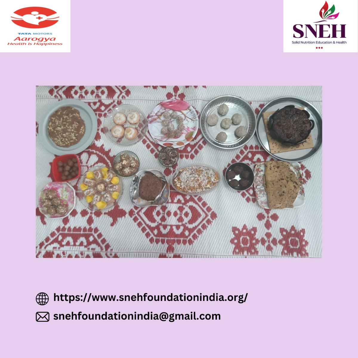 SNEHFoundation's tweet photo. 🥗✨ Celebrating Nutrition with Creativity & Flavour! ✨🥗
As part of Nutrition Month, a fun and engaging Healthy Recipe Competition was organised for adolescent girls at Jagtap Nagar. 👧🏽🍽️
The activity was organised to promote awareness about healthy eating, balanced nutrition and the importance of making nutritious food choices during adolescence.
The girls showcased their creativity by preparing a wonderful variety of healthy recipes, including halwa, dry-fruit laddoos, wheat-flour cake, puran poli and much more! 🌾🥜🍯
What made the activity even more special was that each participant presented her recipe and explained its nutritional value, helping everyone understand how simple, locally available ingredients can be turned into delicious and wholesome meals. 💚
🏆 Three prizes were awarded for three outstanding recipes, recognising the girls’ creativity, effort and understanding of nutrition.
The activity provided the girls with a hands-on learning experience, strengthening their knowledge about nutritious food while encouraging confidence, creativity and healthy food choices. 🌱
It also showed that healthy eating can be delicious, affordable and enjoyable, making nutrition education more engaging and meaningful. ✨
#NutritionMonth #NutritionMonth2026 #AdolescentGirls #HealthyEating#SNEHFoundation