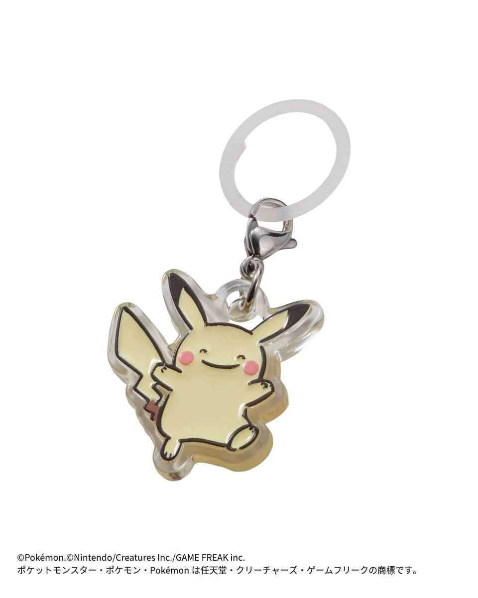 gamespark's tweet photo. 『ポケモン』“へんしんが苦手なメタモン”がチャームになって登場！ピカチュウ、ヒトカゲなど全5種の「めじるしガチャ」発売
https://t.co/qYqlhMvDq7 https://t.co/mWl5NRqGZL